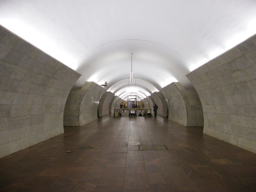 Станция Тверская, центральный неф