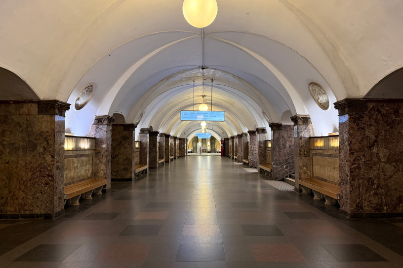 Станция Динамо, центральный неф