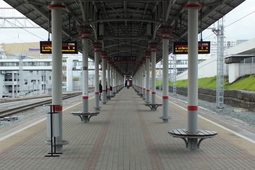 Станция Дубровка, общий вид