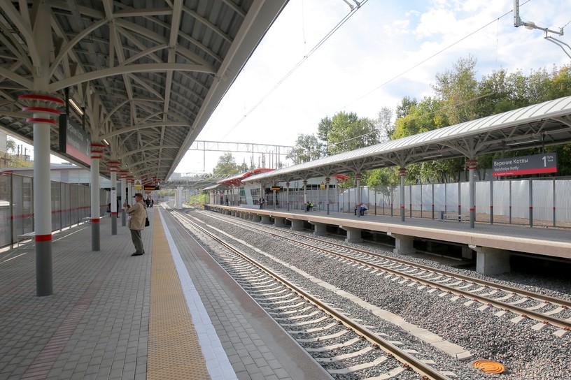 Станция Верхние Котлы, платформа