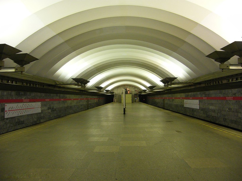 Станция Площадь Мужества, общий вид