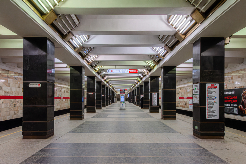 Станция Проспект Ветеранов, общий вид