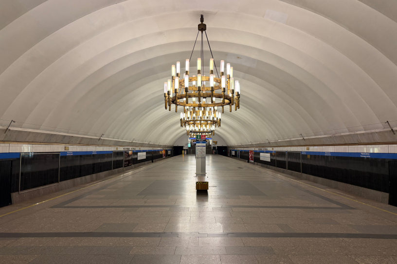 Станция Чёрная речка, общий вид