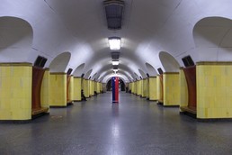 Станция Рижская, центральный неф