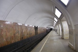 Станция Третьяковская, северный зал, боковой неф