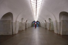 Станция Шаболовская, центральный неф
