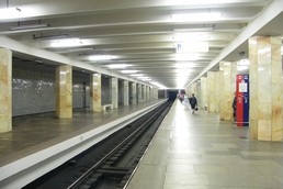 Станция Полежаевская, общий вид
