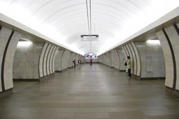 Станция Савёловская, центральный неф