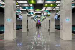 Станция Университет Дружбы Народов, общий вид