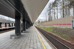 Станция Переделкино, платформа