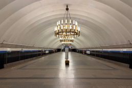 Станция Чёрная речка, общий вид