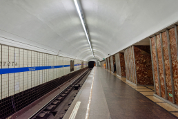 Станция Московские ворота, боковой неф