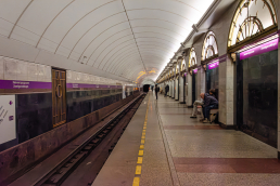 Станция Звенигородская, боковой неф