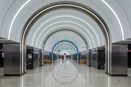 Станция Путиловская, центральный неф