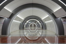 Станция Юго-Западная, центральный неф